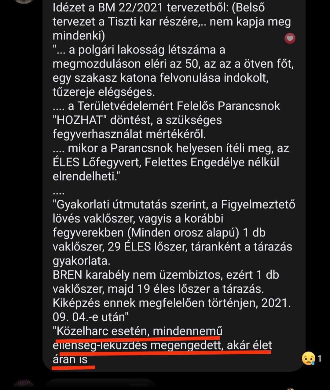 Honvédelmi törvénytervezet